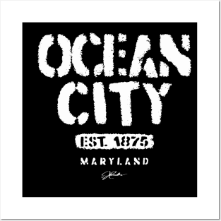 Ocean City, Maryland, Est. 1875 Posters and Art